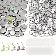 Kit 100 Bottons 32/44/58mm p/ Personalizar – Insumos p/ Matriz Machine