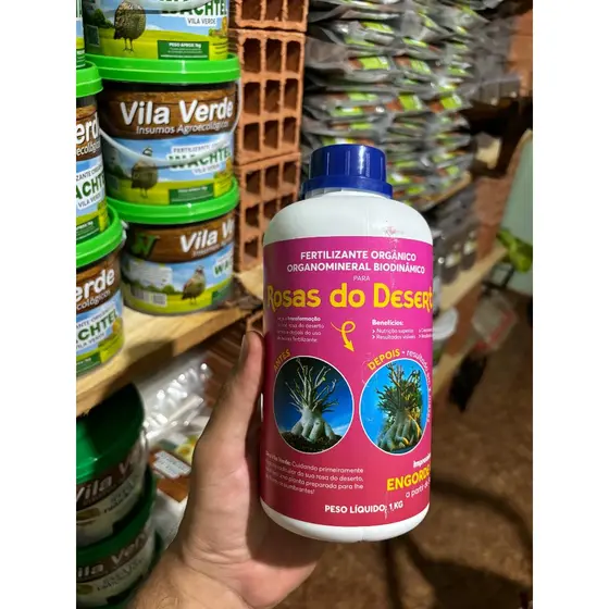 Fertilizante Orgânico para Rosas do Deserto – Floração Abundante, Raízes Fortes e Caldex Robusto!