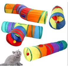 Brinquedo Para Pets Túnel Labirinto Para Gatos Colorido alta qualidade