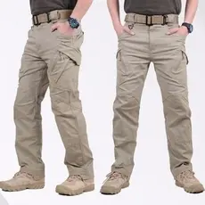 Calças De Carga De Alta Qualidade Novos Homens Táticas À Prova D'água Do Exército Usuários Fora De Esportes Long Hiking