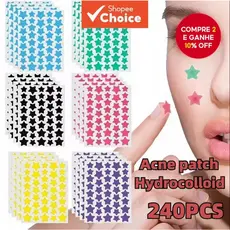 Adesivos para Acne Hidrocoloidais -  80 PCS, não irritantes para cobrir espinhas e imperfeições!!