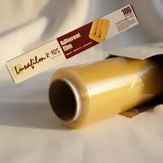 Filme PVC 28cm x 100m Bobina Plástica Esticável Resistente para Alimentos