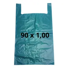 SACOLA PLÁSTICA RECICLADA 90X100CM - APROXIMADAMENTE DE 50 UNIDADES TAMANHO GIGANTE