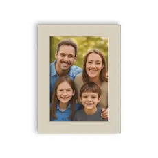 Kit Com 2 Porta Retrato 13x18cm Branco Com Vidro.