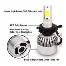 PAR LÂMPADAS FAROL DE CARRO LED 6000K H3 HB3(9005) H16 H27 12V A 24V