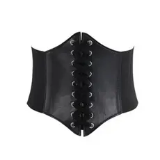 Espartilho Largo Feminino Cinto Elástico Cintura Chincher Para Vestidos e Bodycon
