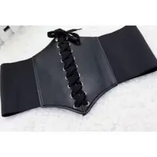 Espartilho Largo Feminino Cinto Elástico Cintura Chincher Para Vestidos e Bodycon