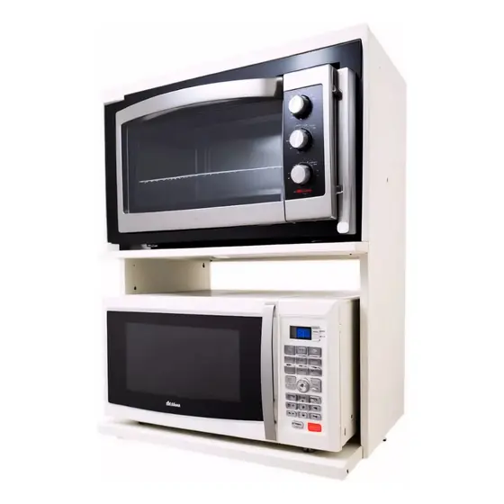 Nicho Micro-ondas E Forno Suporte Suspenso Filtro Decor Mdf