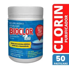 Clorin Bioclor Tabs Piscina Inflável Plástica 50 Pastilhas