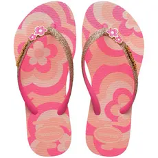 Chinelo Havaianas Infantil Slim Glitter II original