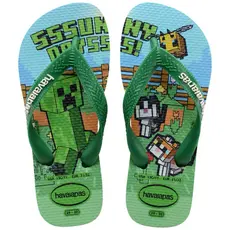 Chinelo Havaianas kids Minecraft Modelo Novo infantil Original