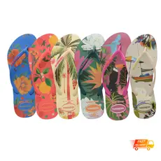 Chinelo Havaianas Slim Bliss Coqueiros e Praia Original