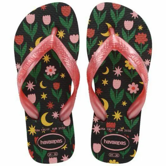Chinelo Havaianas Kids Flores Borboletas-Joaninhas-Moranguinhos