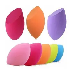 1/2/3 unidades Esponjas chanfrada Maquiagem 4*6cm de Rosto Facial Maquiagem Base e Corretivo (sem caixinha) COMECIO