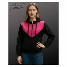 Corta Vento Femenino Preto Lizo ,Academia,Treino,Corrida
