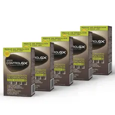Kit 5x unidad. - Grecin Control GX Shampoo Redutor Gradual de Grisalhos 118ml - Natural e para todos os tipos de cabelo.