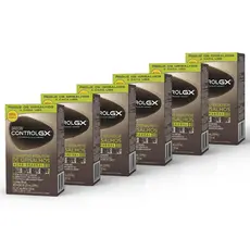 Kit 6x unid. - Grecin Control GX Shampoo Redutor Gradual de Grisalhos 118ml - Para todos os tipos e natural de cabelo.
