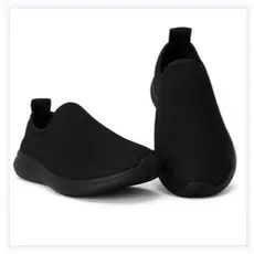 Tênis Meia Feminino Sem Cadarço Descubra o conforto do nosso tênis feminino preto bordo  slip-on