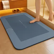 kit Tapete para Banheiro de Secagem Rápida e Super Absorvente Ideal para Chuveiro Cozinha e Varanda