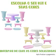 Kits Personalizados 2 Opções Festas Aniversário Eventos