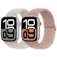 Pulseira de Nylon Compatível com Apple Watch Ultra 3 2 49mm 46mm 45mm 41mm 44 40 42mm Serie 11 10 9 8 7 SE 6 5 4 3