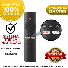 Controle Remoto Mi Box Stick Tv 4k Bluetooth Com comando Voz Le-7694 Compatível | Envio em até 12h