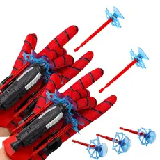 Kit Luva Homem-Aranha Lança Teia Spider Brinquedo Infantil