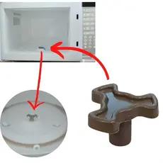 Cruzeta Trevo do Prato do Microondas Electrolux Mef41 Original