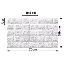 Placas 3D Autocolante Tijolinho Decoração moderna 3D - ENVIO FULL