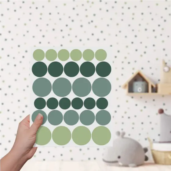 Adesivos Decorativos de Parede 2,3,4 e 5cm Bolinhas Varias Cores