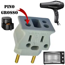 Bejamim Adaptador Tomada Micro-ondas Não Derrete Ultra Resistente Forno Eletrico