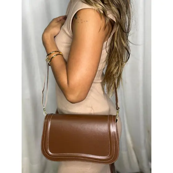 BOLSA ESTILOSA FEMININA ALÇA TRASVERSAL LINDA MODERNA