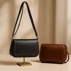 Bolsa Pequena Baguete Feminina Transversal De OMbro Moderna Classica