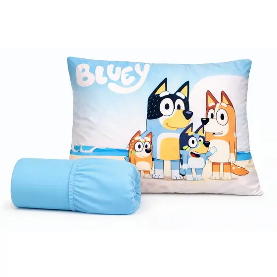 LENÇOL BLUEY 2 PEÇAS MICROPERCAL | MUITO MACIO | FRONHA COM ZIPER INVISIVEL!