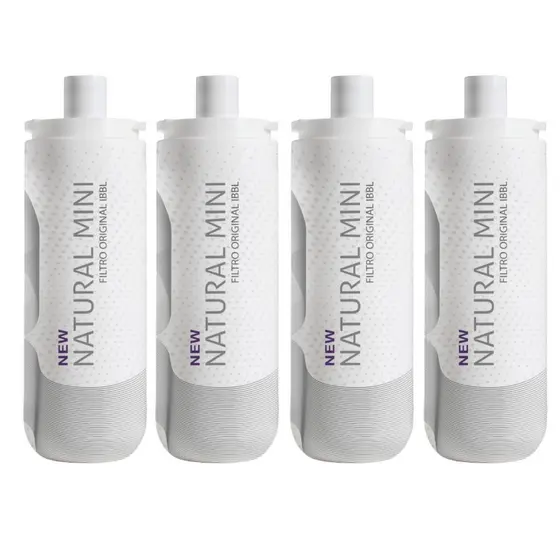 Kit 2/3/4 Filtro IBBL Natural Mini Avanti Original Refil Purificador IBBL Mio Girou Trocou 2000L Reduz Cloro