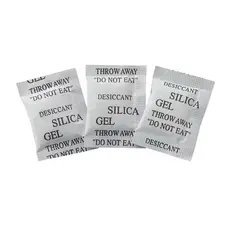 Sílica Gel Sache 100 Unidades 1g ORIGINAL Dessecante Anti Mofo Umidade Anti Embaçante Envio 24 Horas