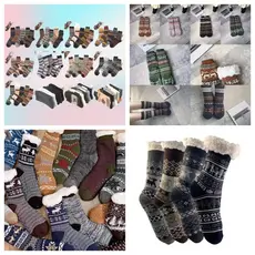 Meia Masculina Térmica Adulto/Forro de lã grossa 40-46