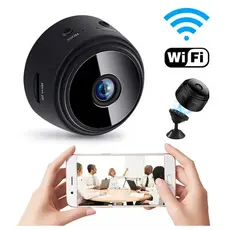 Mini Câmera de Vigilância A9 1080P Wi-Fi Visão Noturna Monitoramento 24h TOURO SHOP