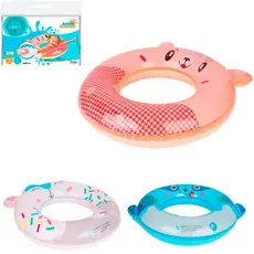 Boia Infantil Inflável Redonda Animais | Boia Piscina Criança Segura e Divertida