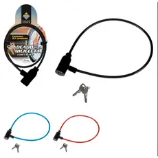 Cadeado para Bicicleta com Chave – Cabo de Aço Reforçado Segurança Bike