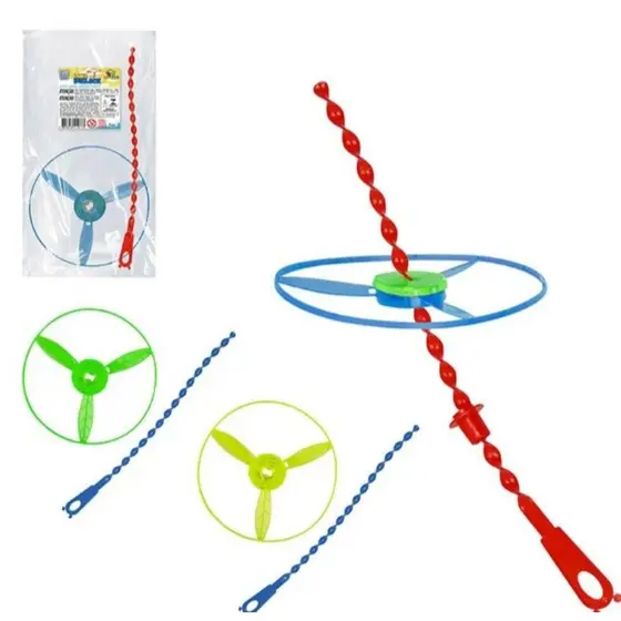 LANÇA HÉLICE COM LUZ 14CM