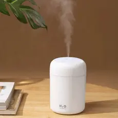 Mini-Umidificador Aromatizador Difusor de ar 300ml Com Led USB Para Quarto, Sala, Escritório e Carro