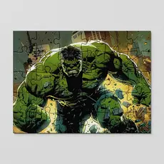 Quebra cabeça Hulk esmaga, vingadores, marvel | 24, 40 e 70pçs | Sublime Fantasia