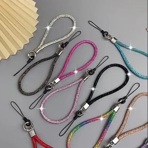 Cordão Para Smartphone Universal Alça Pulseira Pulso Strass
