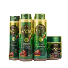 Kit Capilar Nutritivo Óleo de Argan & Moringa – Tratamento Completo Profissional