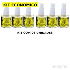 Kit 06 Óleo de Argan Ouro Marroquino – ATACADO | Brilho + Proteção Térmica + Redução de Frizz