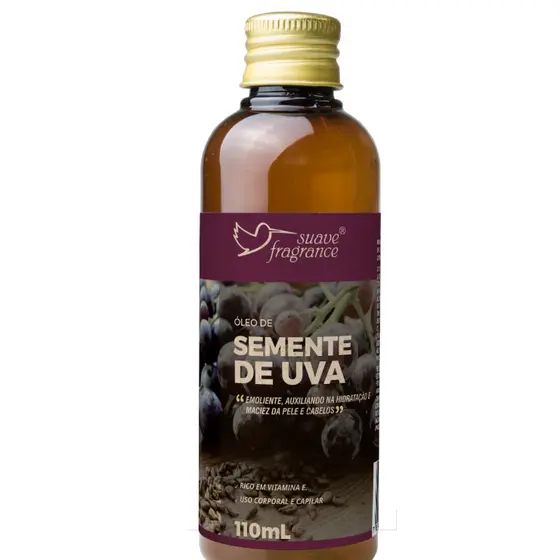 Óleo de Semente de Uva Corporal e Capilar – Suave Fragrance