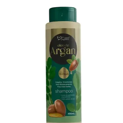 Shampoo Óleo de Argan 490ml Suave Fragrance | Hidratação Intensa, Brilho e Maciez