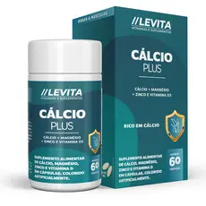 Vitamina Calcio Plus + Magnésio e Vitamina D3 C/60 Cáps