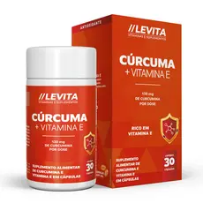 Curcuma 130mg + Vitamina E C/30 Cáps